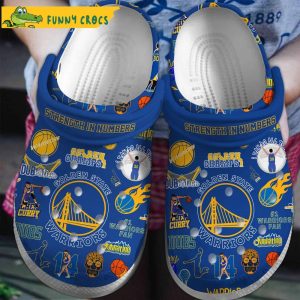 Golden State Warriors NBA Crocs Clog Shoes