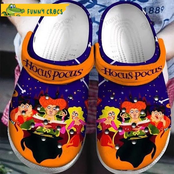 Halloween 3 Witches From Hocus Pocus Sanderson Sisters Funny Crocs