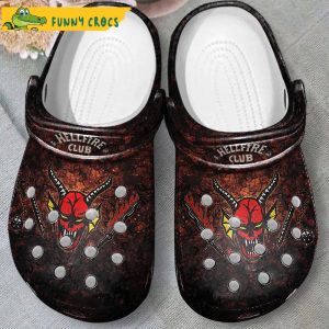 Hellfire Club Stranger Things Crocs Slippers