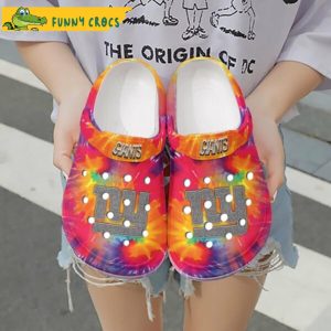 Hippie Tie Dye Ny Giants Crocs