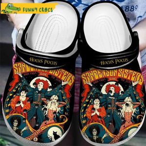 Hocus Pocus Sanderson Sisters Halloween Crocs