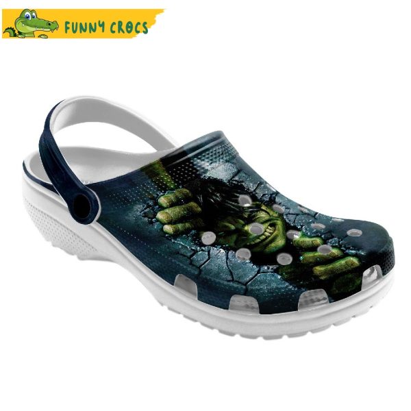 Hulk Broken Wall Avengers Crocs Slippers