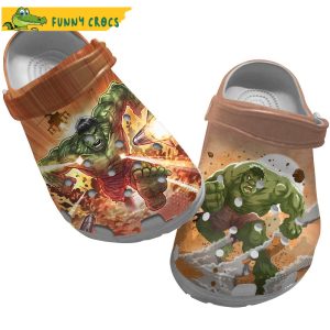 Hulk In Cartoon Crocs Clogs 2