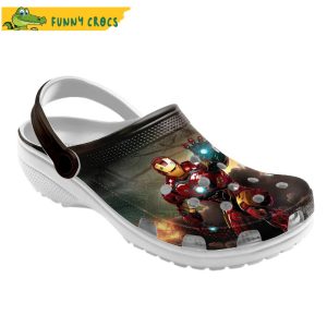 Iron Maan Tony Stark Funny Crocs 2