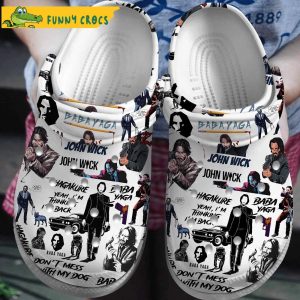 John Wick Movie Crocs Clog Shoes 2