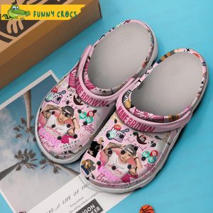 Kane Brown Music White Crocs Clog Shoes 3