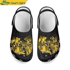 Killa Bees Wu Tang Logo Gold Crocs 2