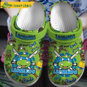 Leonardo Ninja Turtle Crocs Shoes 1