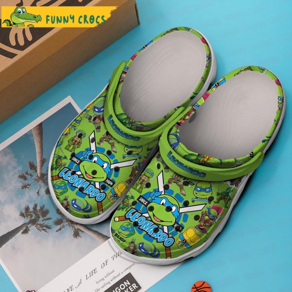 Leonardo Ninja Turtle Crocs Shoes