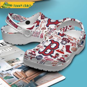 Logo Boston Red Sox MLB Crocs Clog Shoes