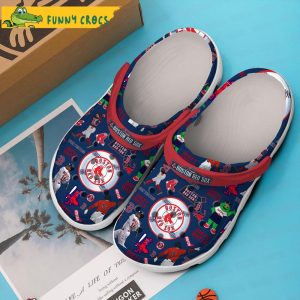 MLB Boston Red Sox Crocs Clog Shoes 3