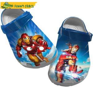 Marvel Sky Iron Man Crocs 1