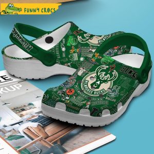 Milwaukee Bucks NBA Green Crocs Clog Shoes