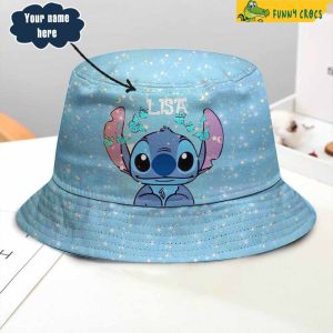 Personalized Moon Stars Stitch Bucket Hat