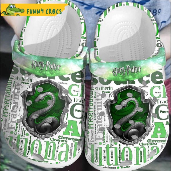 Movie Slytherin Harry Potter Crocs Clogs