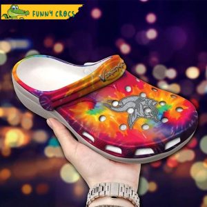 NFL Hippie Tie Dye Vikings Crocs