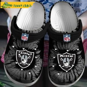 NFL Logo Las Vegas Raiders Crocs