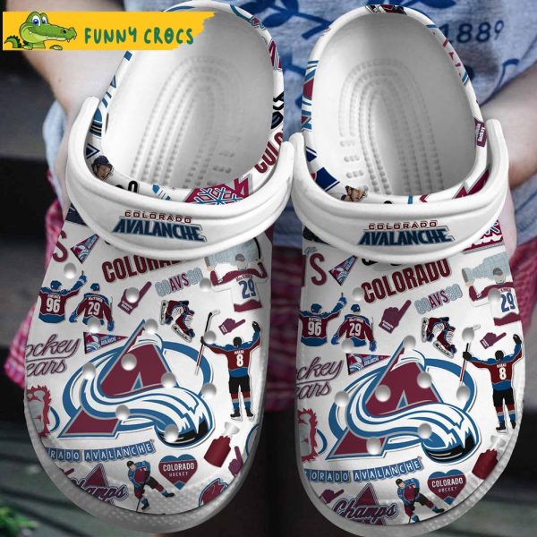 NHL Colorado Avalanche Crocs Clog Shoes