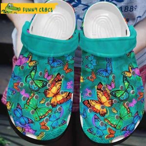 New Style Butterfly Crocs Clog Shoes