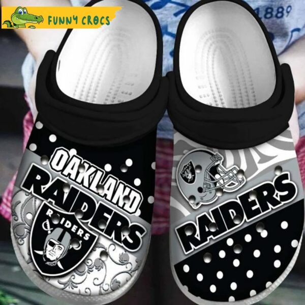 Oakland Las Vegas Raiders Crocs