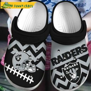 Oakland Raiders Shoes Funny Crocs