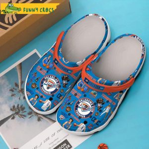 Oklahoma City Thunder NBA Crocs Clog Shoes