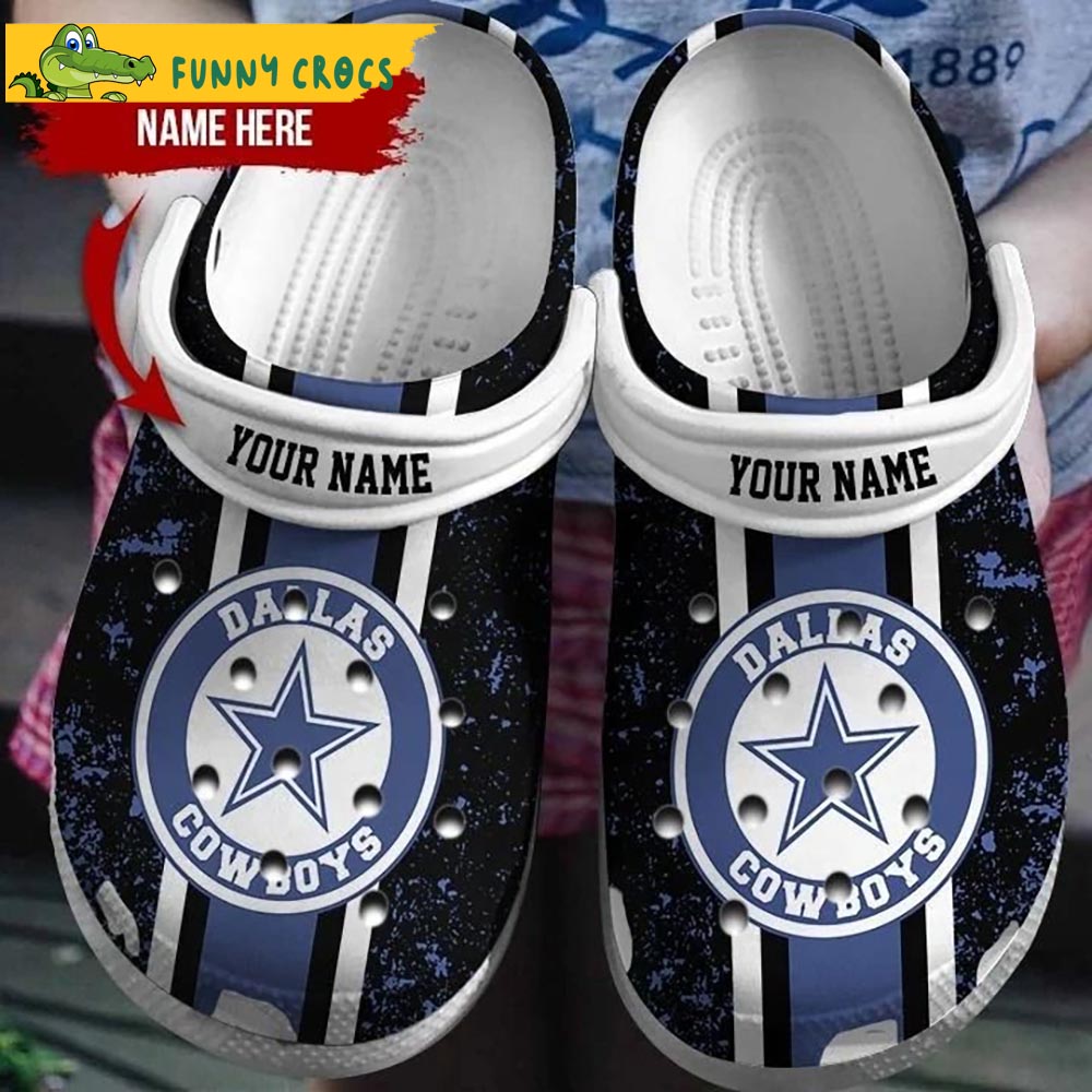 Personalized Dallas Cowboys Team Crocs Personalized Dallas Cowboys Team Crocs