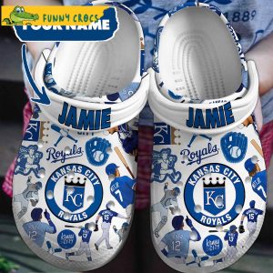 Personalized MLB Kansas City Royals Crocs Clog Shoes 1