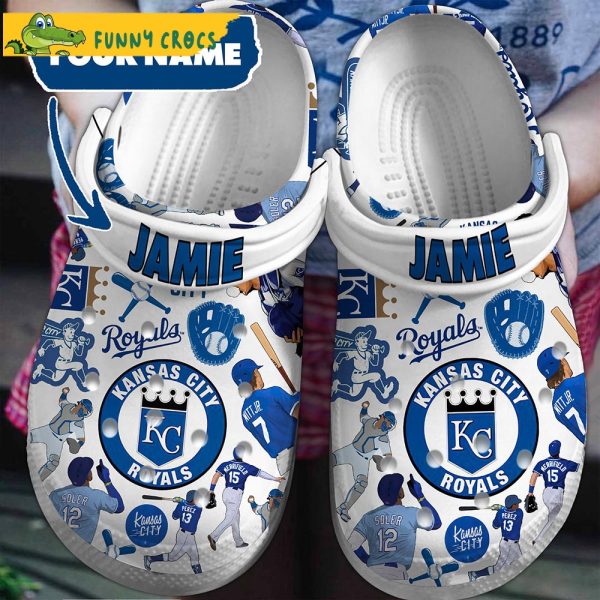 Personalized MLB Kansas City Royals Crocs Clog Shoes