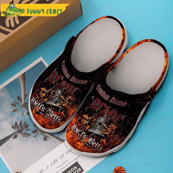 Personalized Rock Band ACDC Crocs Clog Shoes