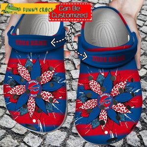 Personalized Sunflowers Print Buffalo Bills Crocs