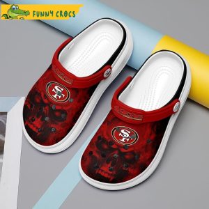 Red Skull SF 49Ers Crocs For Men