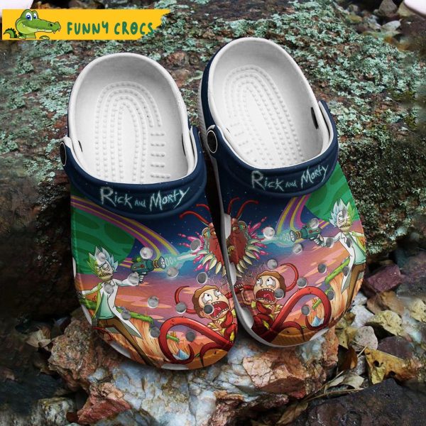 Rescue Alien Rick And Morty Crocs Clog Shoes