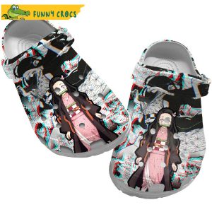 Retro Demon Slayer Anime Crocs 1