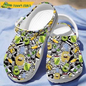 Rick And Morty Fruit Crocs Slippers