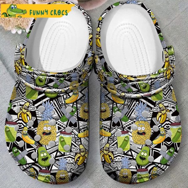 Rick And Morty Fruit Crocs Slippers