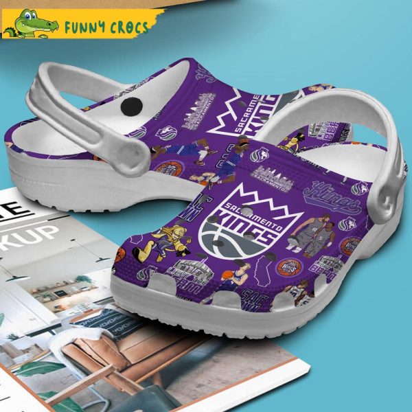 Sacramento Kings NBA Purple Crocs Clog Shoes