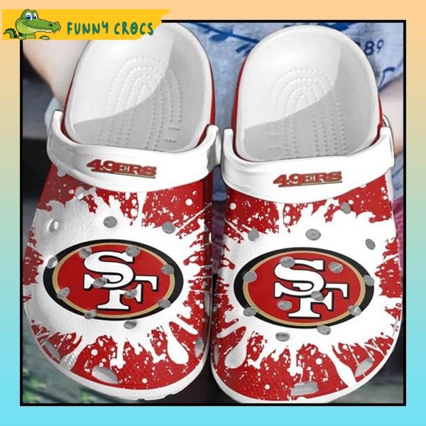 San Francisco 49Ers Crocs Crocband Clog Shoes