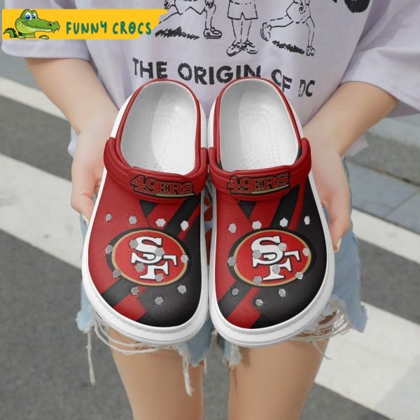 San Francisco 49Ers Red Crocs