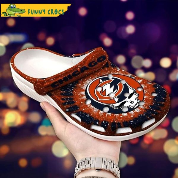 Skull Chicago Bears Crocs