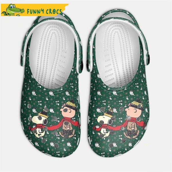 Snoopy And Charlie Brown Christmas Crocs