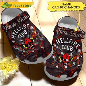 Customized Hellfire Club Stranger Things Crocs Clog Shoes