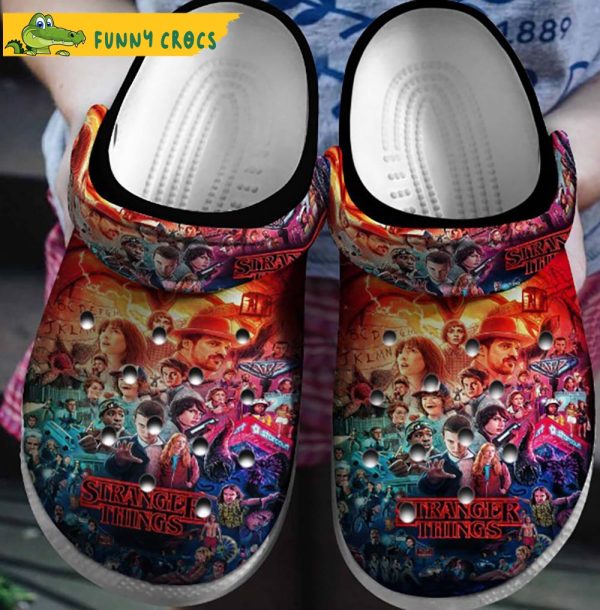 Stranger Things Season 4 Funny Crocs Clog Shoes