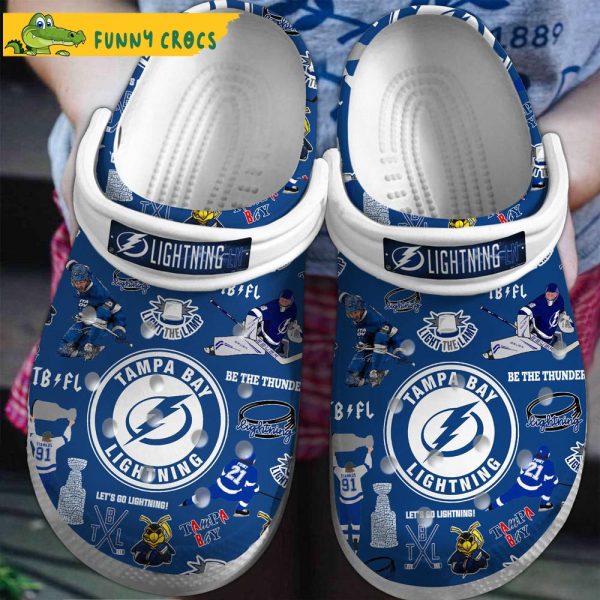 Tampa Bay Lightning Dark Blue NHL Crocs Clog Shoes