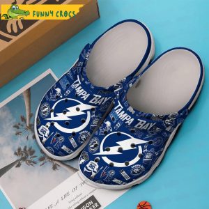 Tampa Bay Lightning Dark Blue NHL Crocs Clog Shoes 2