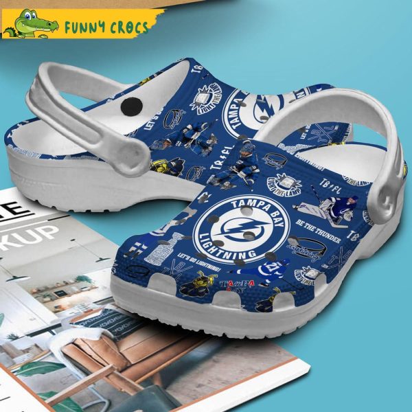 Tampa Bay Lightning Dark Blue NHL Crocs Clog Shoes