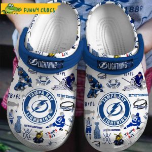 Tampa Bay Lightning NHL Crocs Clog Shoes 1