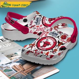 Team Chicago Bulls NBA Crocs Clog Shoes 3