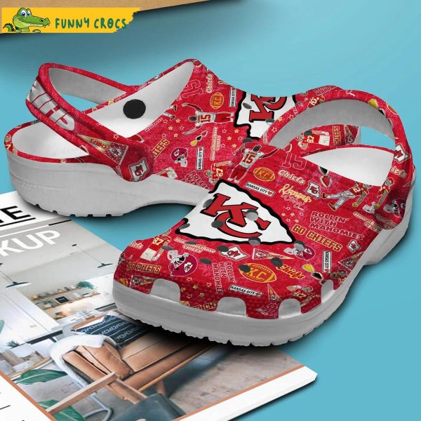 Team Kansas City Chiefs NFL Crocs Clog Shoes