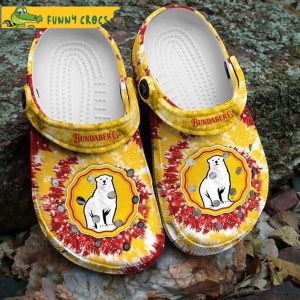 Tie Dye Graphic Bundaberg Rum Funny Crocs